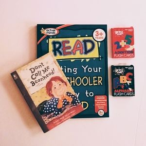 Assorted Children's Books & Flash Cards